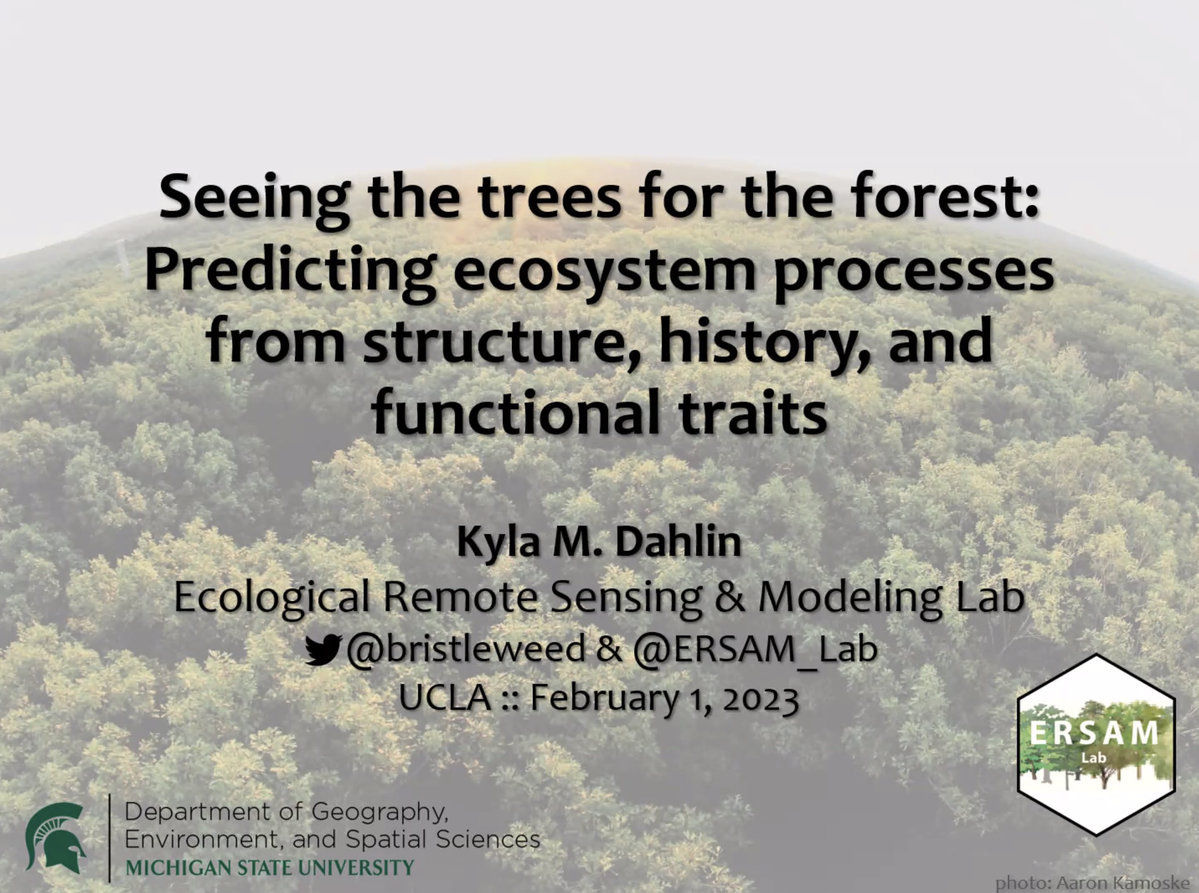 Predicting ecosystem processes from structure, history, and functional traits