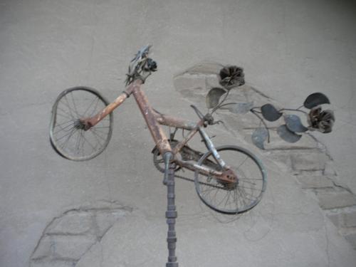 Bike art installation