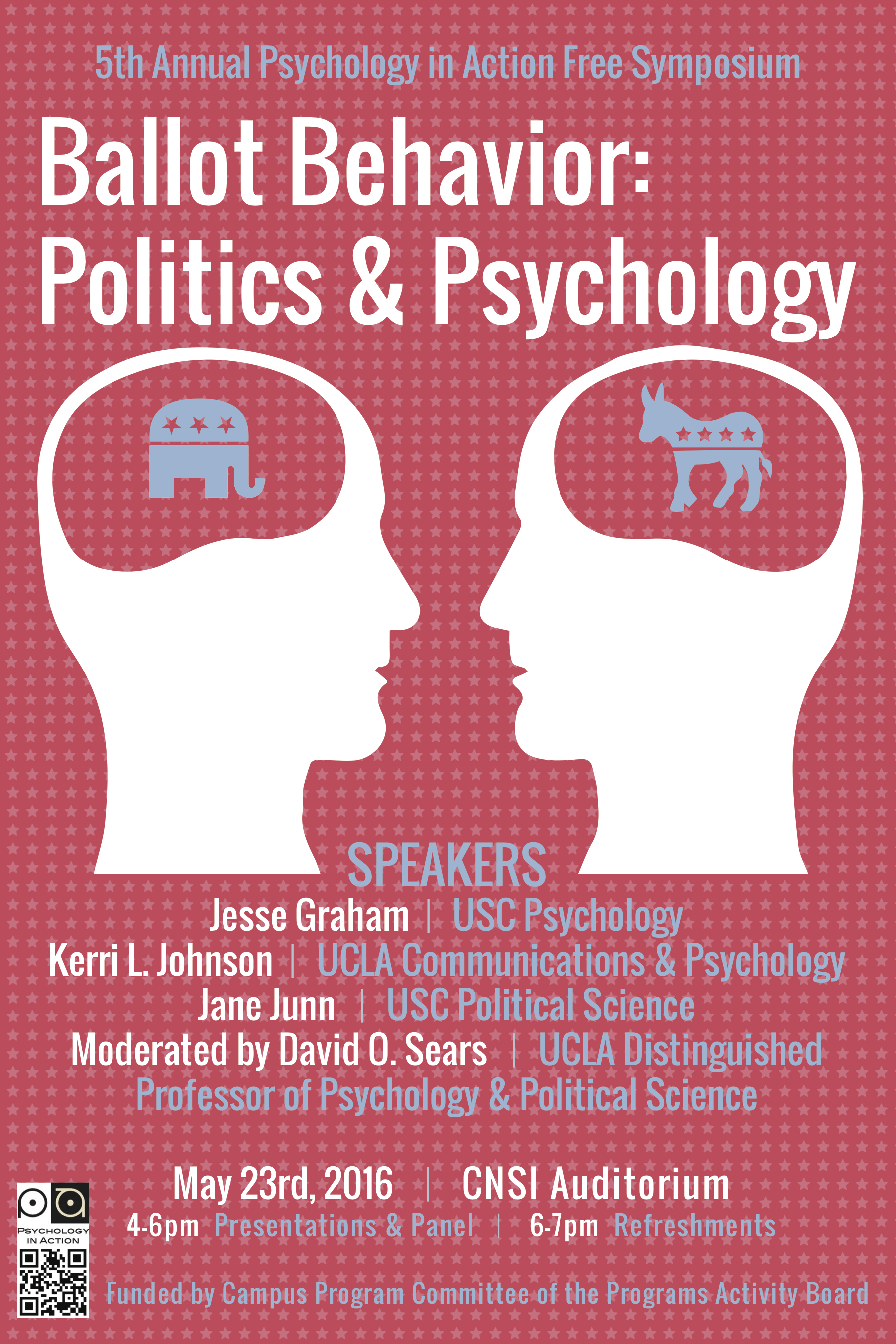 “Ballot Behavior: Politics & Psychology” – May 23, 2016