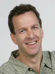 Steven Salzberg, UMIACS, indoor portrait against a white background. Shot 5/1/2007